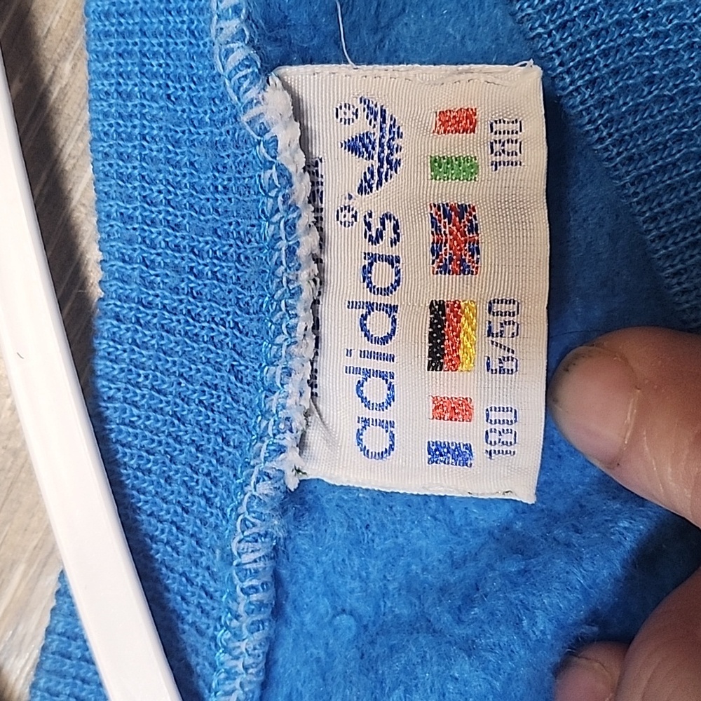 80s Vintage Maden In Germany Rare Adidas Men's Crewneck Sweater. Boxy And Baggy - Picture 6 of 8